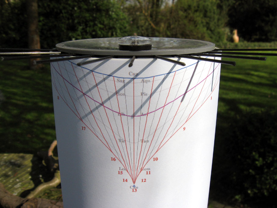 Pingre multi gnomon
        sundial photo