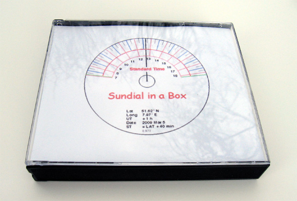 sundial box
          closed