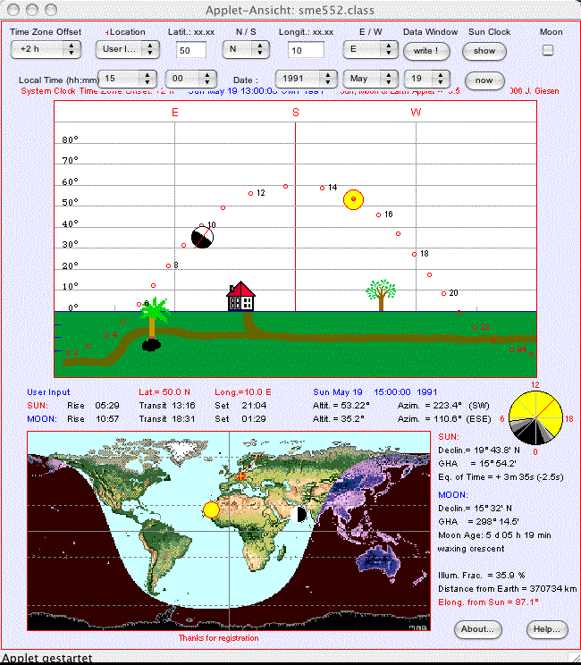 sun position