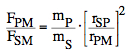 ratio of gravitation forces